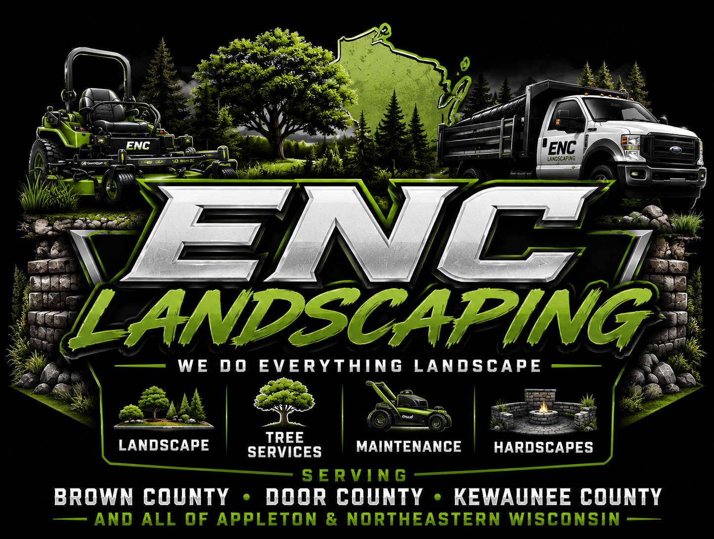 ENC Landscaping logo